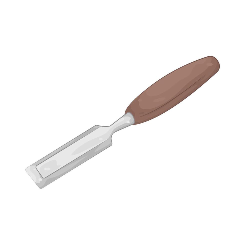 Illustration of chisel vector