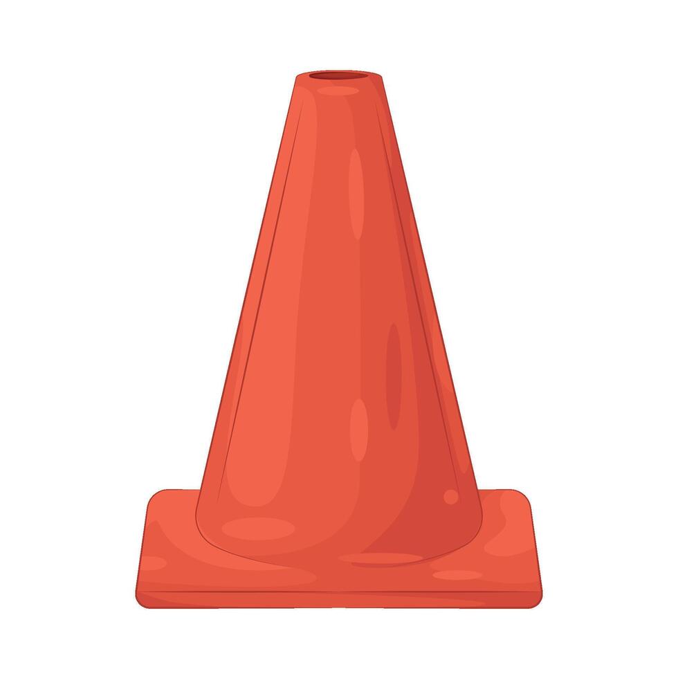 Illustration of Warning Cone vector
