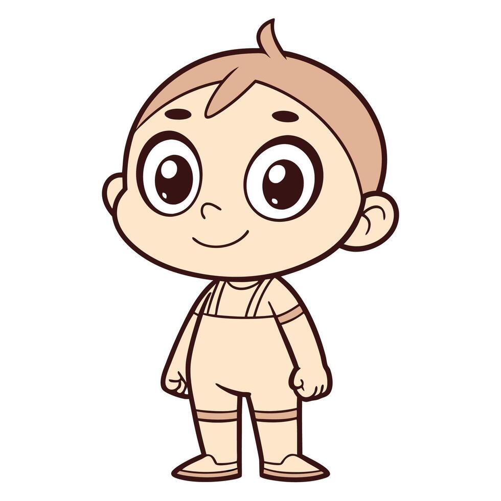 a cartoon boy in a suit standing with his hands on his hips vector