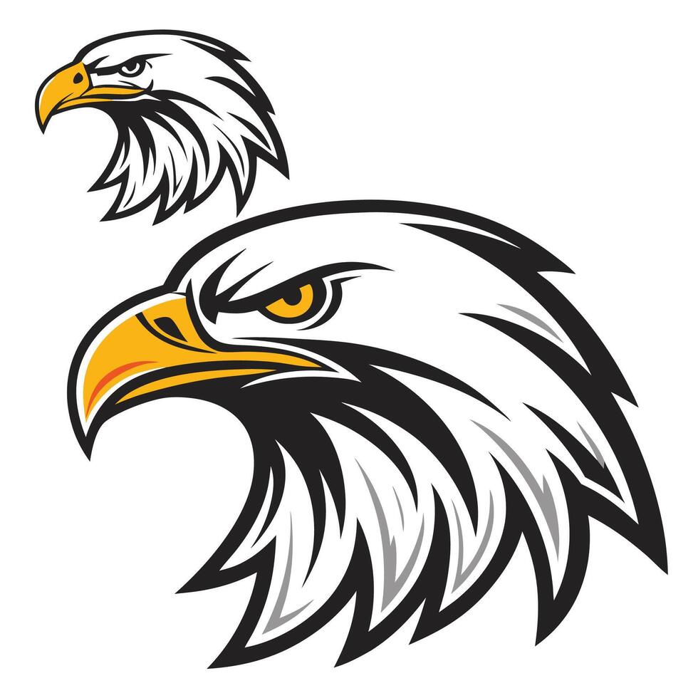 eagle head logo, illustration vector