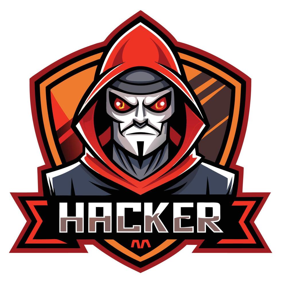 an image of a hacker with a hoodie on vector