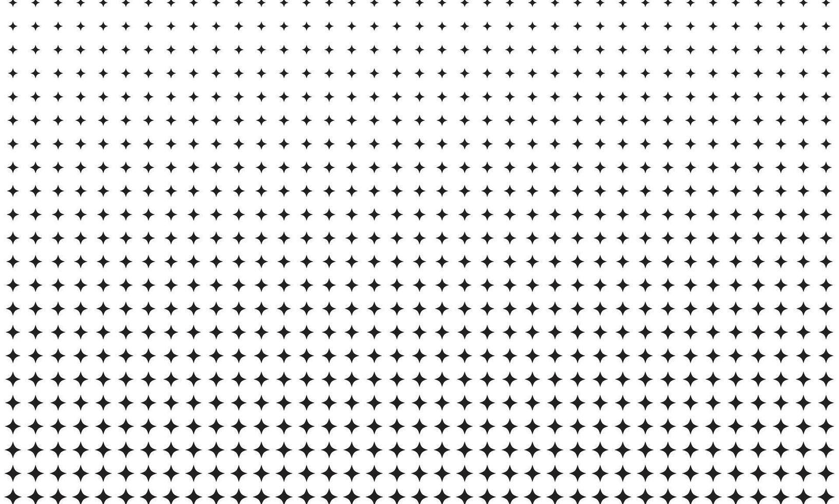 Black and white geometric background star pattern vector