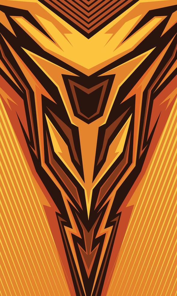 Abstract futuristic geometric stripes racing background for sublimation sports jersey vector