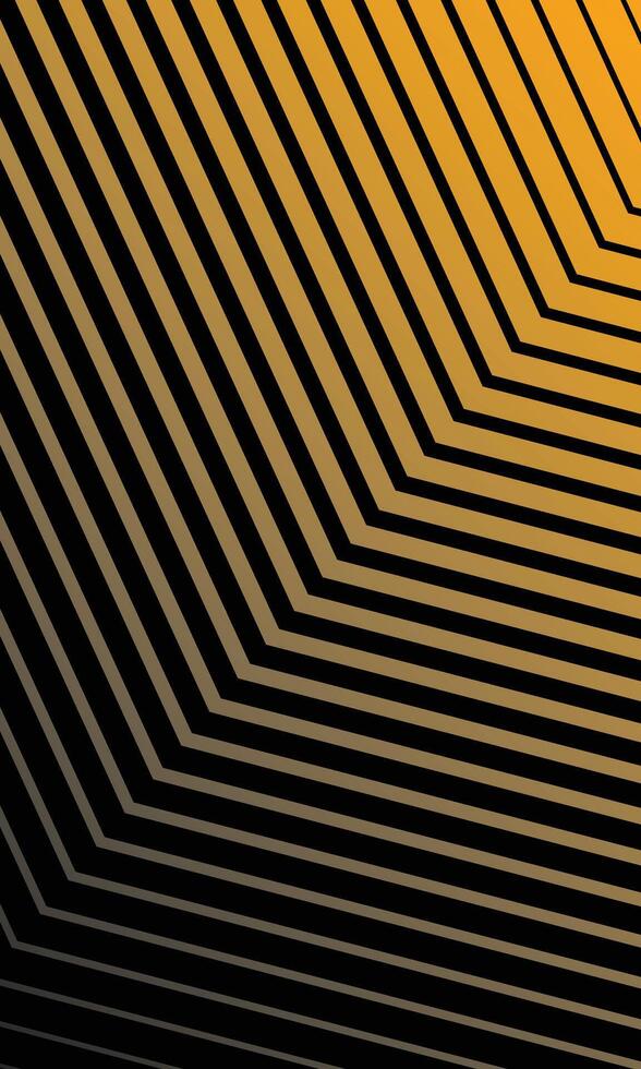 Abstract yellow geometric striped pattern modern wallpaper vector