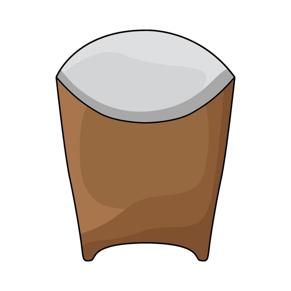 illustration of Plant Based Packaging vector