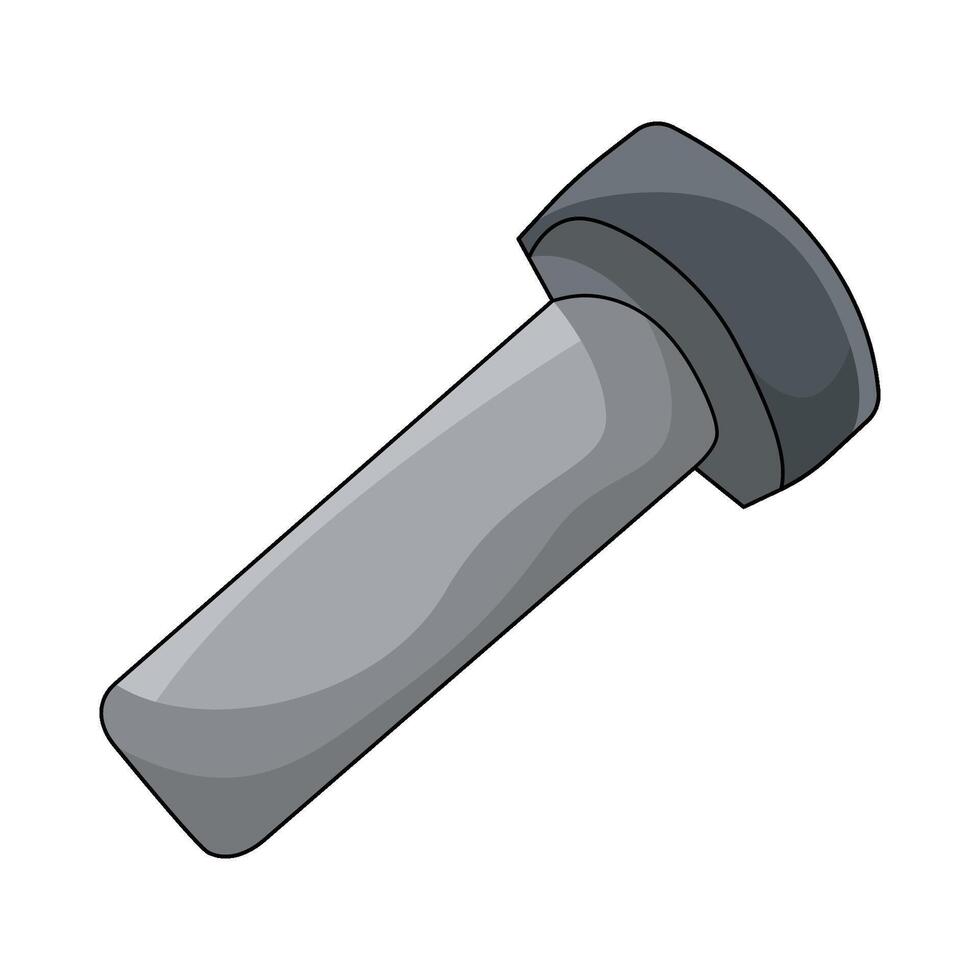 illustration of Bolt and Nut vector