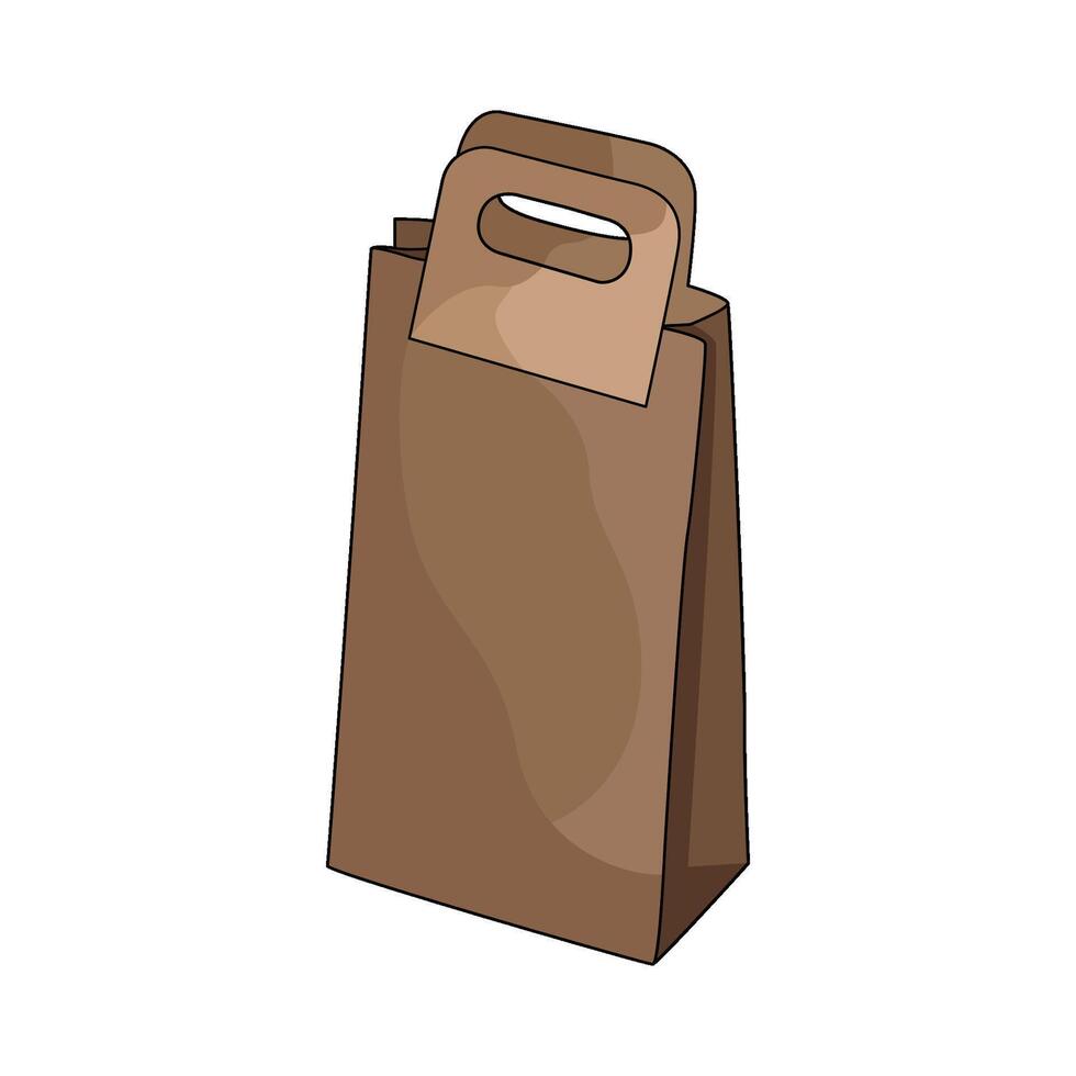 illustration of Paper Bag vector