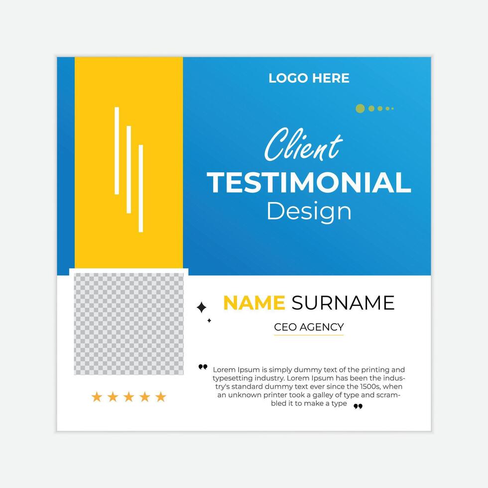 Transform Feedback into Art Unique Client Testimonial Designs Modern and Unique Design Inspirations vector