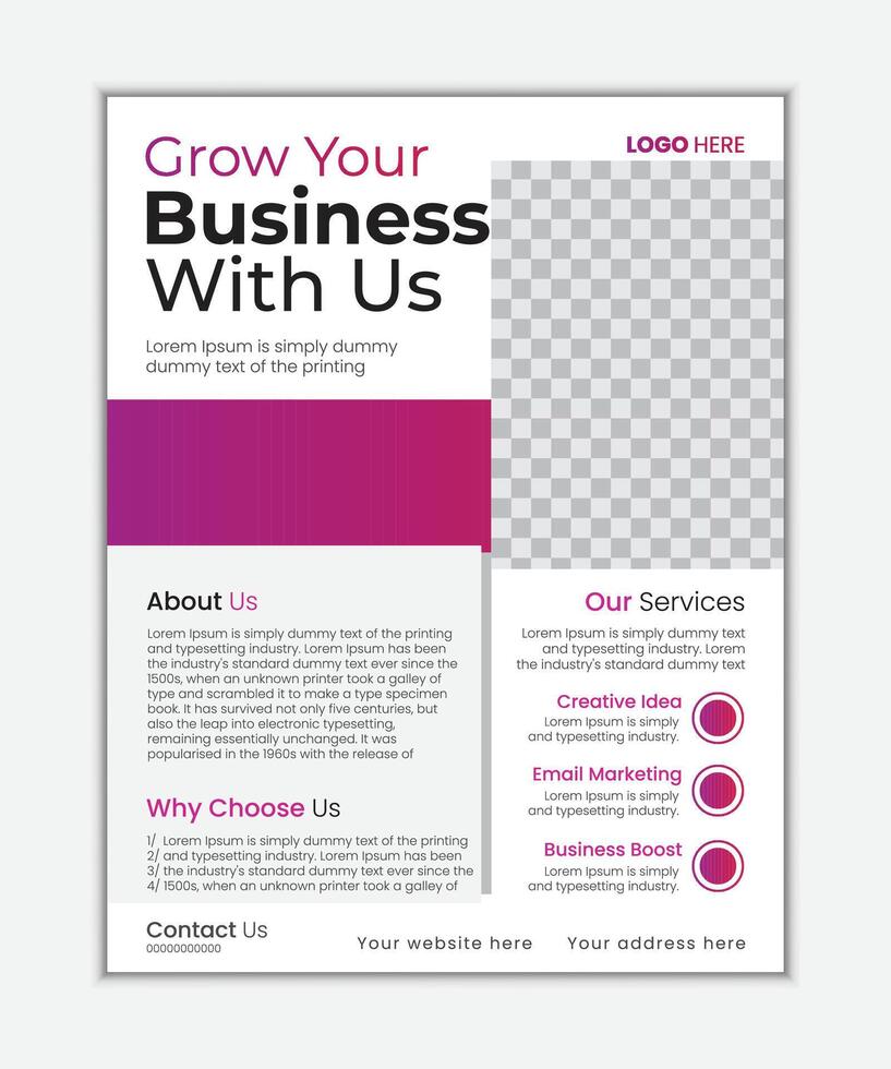 Creative Business Flyer Corporate Flyer Designs to Elevate Your Business Enhance Your Marketing Strategy vector