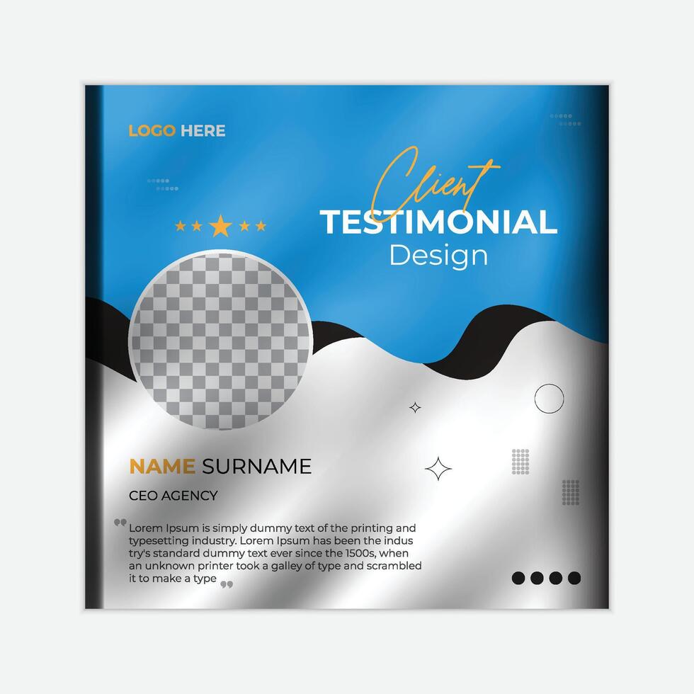 Creative Client Testimonial Design for Maximum Impact Client Feedback into Beautiful Testimonial Designs vector