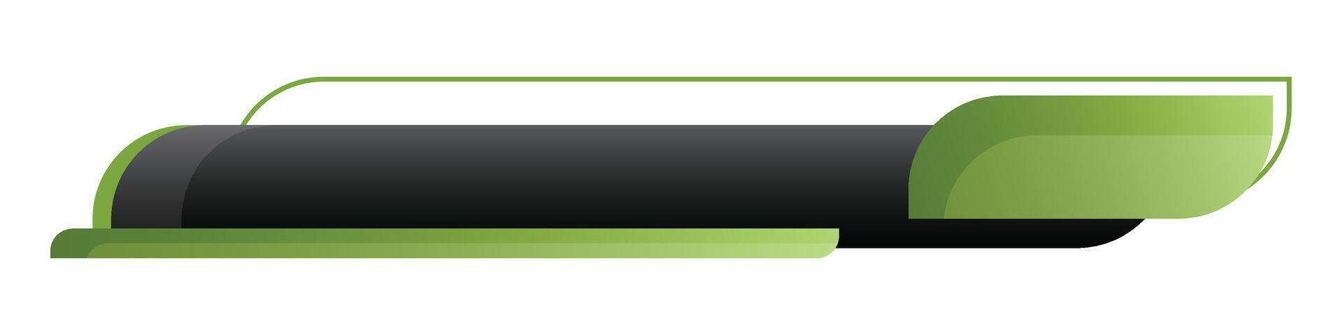 Lower third banner. Lower third bar template for breaking news, television, and media channels. Interface template vector