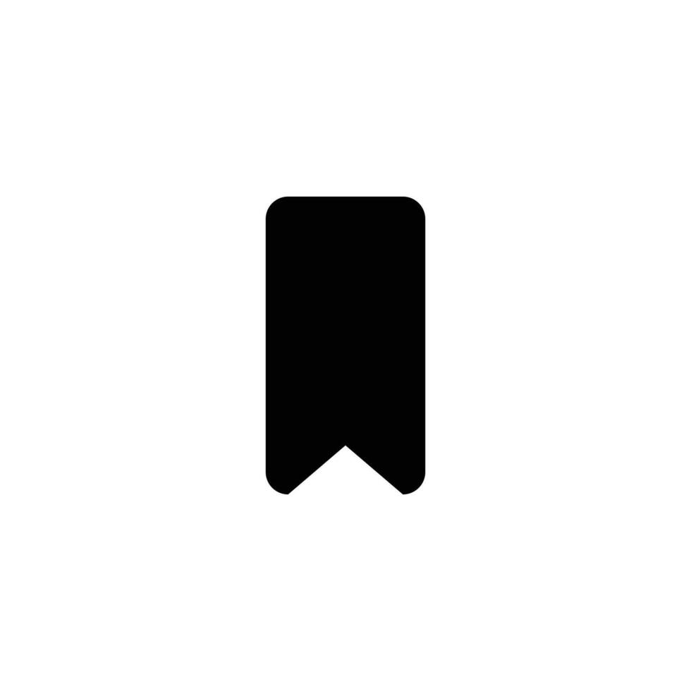 Bookmark icon. Black on white. Black symbol on white background. Flat style. resources graphic element design. illustration with a technology theme and application UI. vector