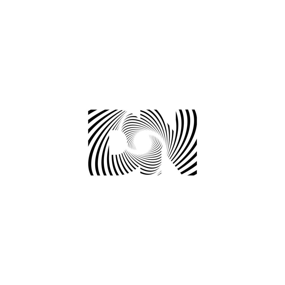 Professional Initial Monogram Logo of ND and DN Letters vector