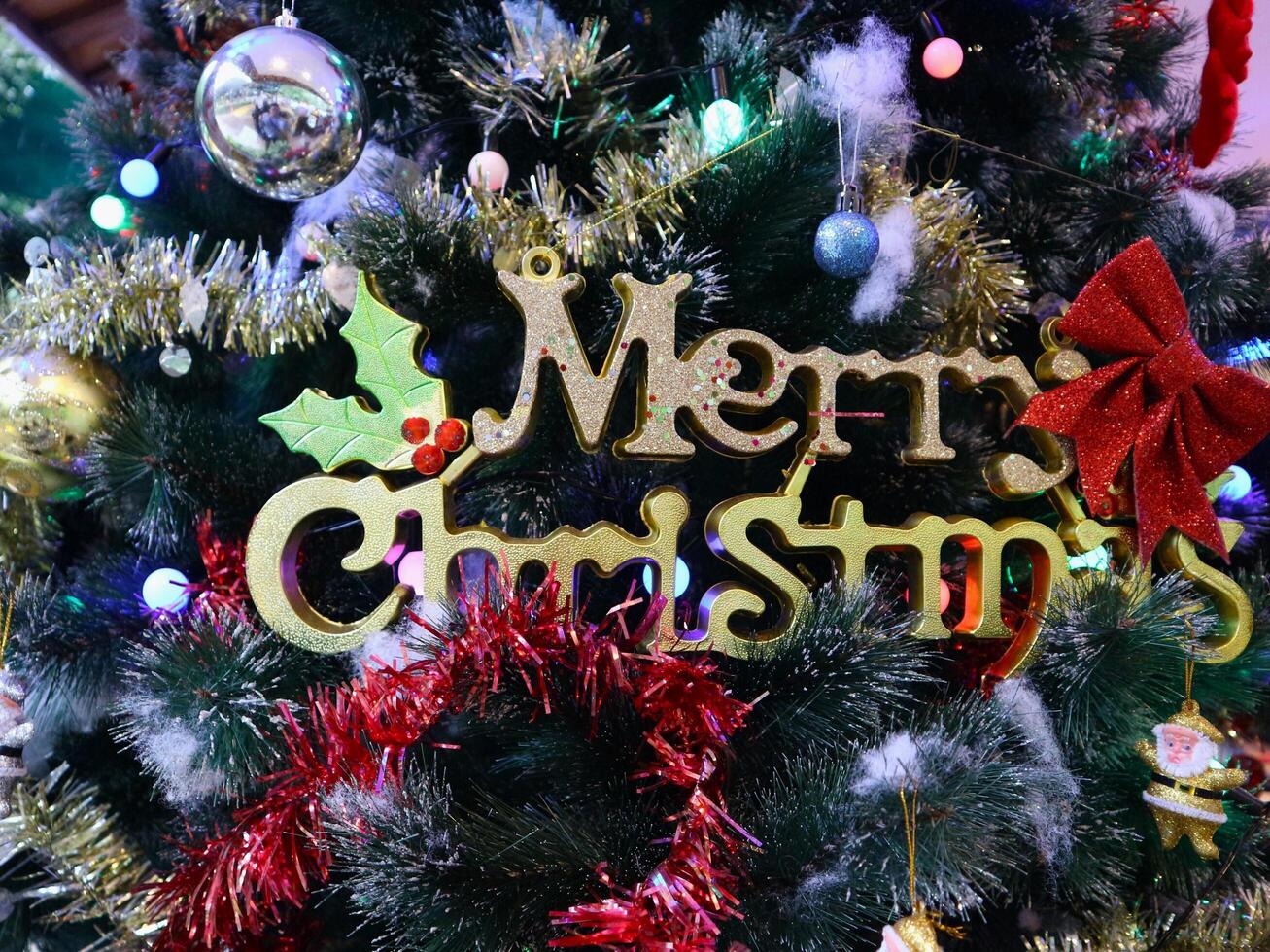 decorations for Christmas trees photo