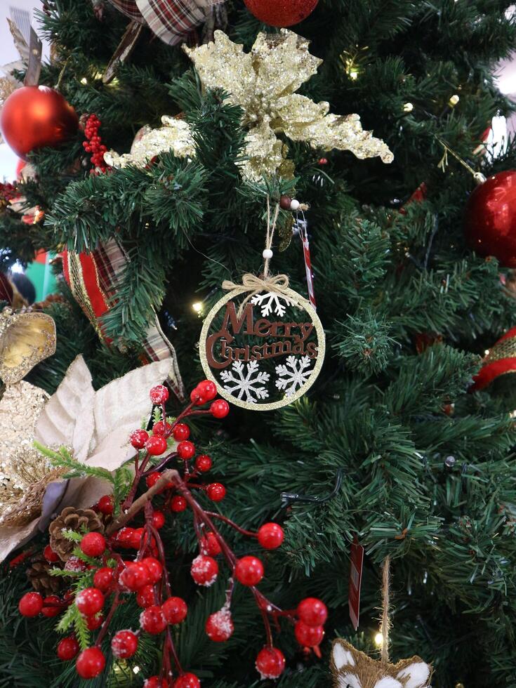 decorations for Christmas trees photo