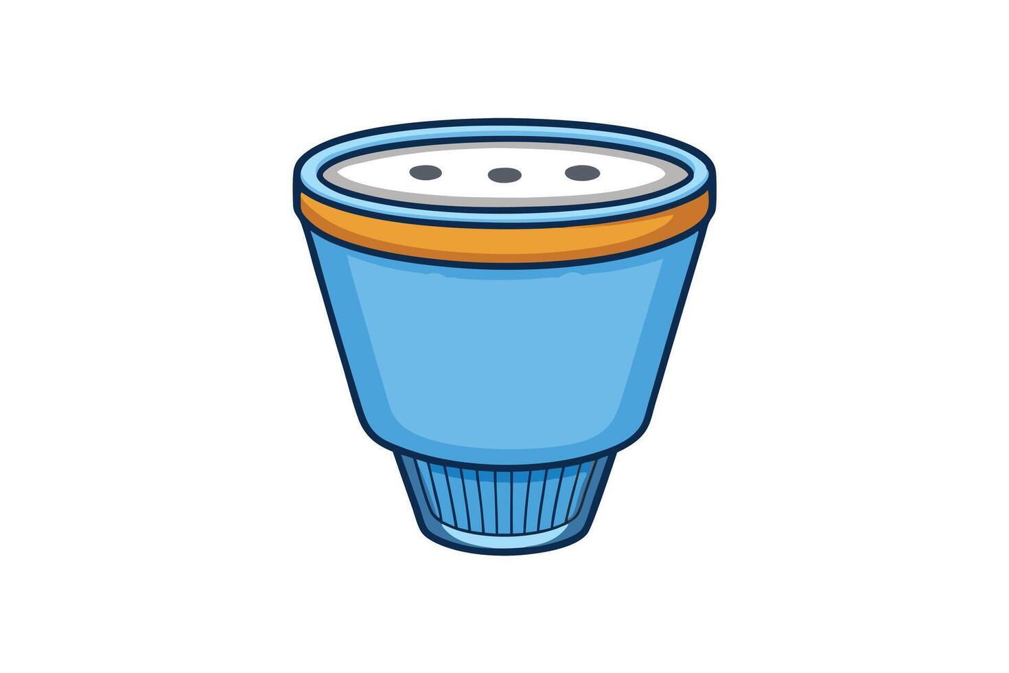 Creative filter icon with a smiling face, representing fun and functional design for sorting and filtration concepts vector