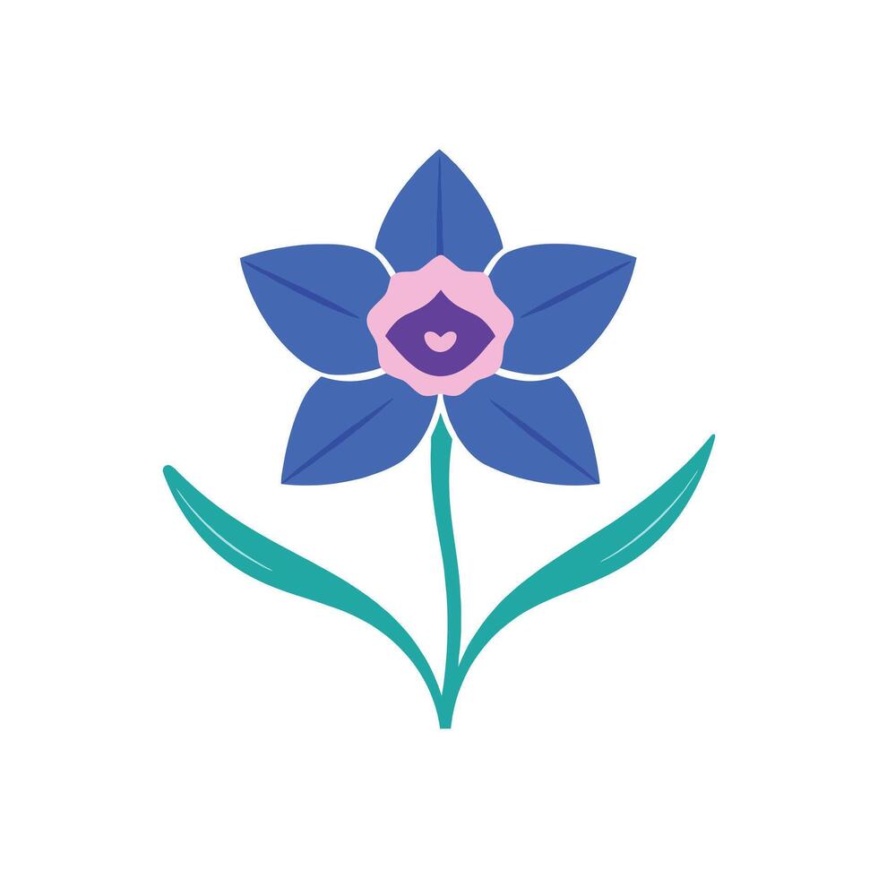 Beautiful Daffodil Flower Illustration for St Davids Day Event Graphics and Decorations vector