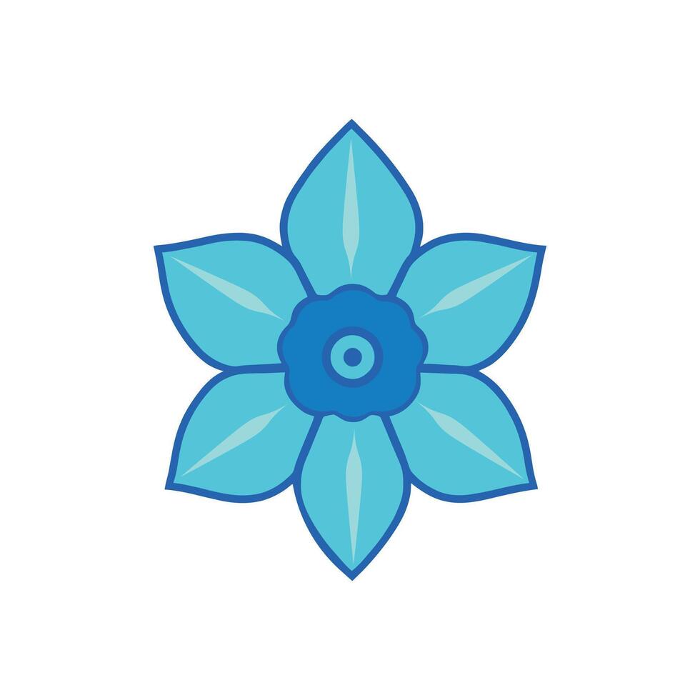 Elegant Daffodil Flower Artwork Ideal for St Davids Day-Themed Graphics and Designs vector