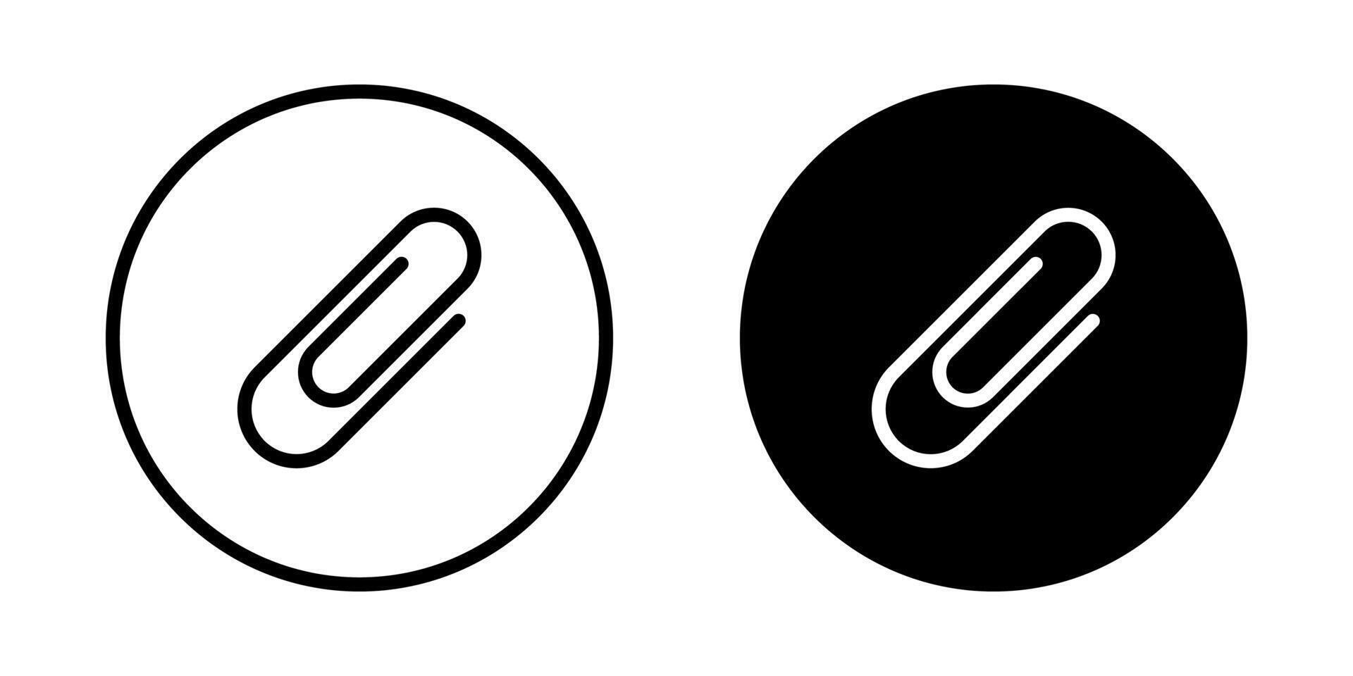 Attachment icon. Clip sign. for mobile concept and web design. illustration vector