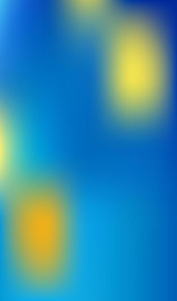 Vibrant blue and yellow gradient background. Perfect for website banners, app interfaces, or any design needing a modern, colorful aesthetic. Smooth, blurred texture creates a tranquil feel. vector
