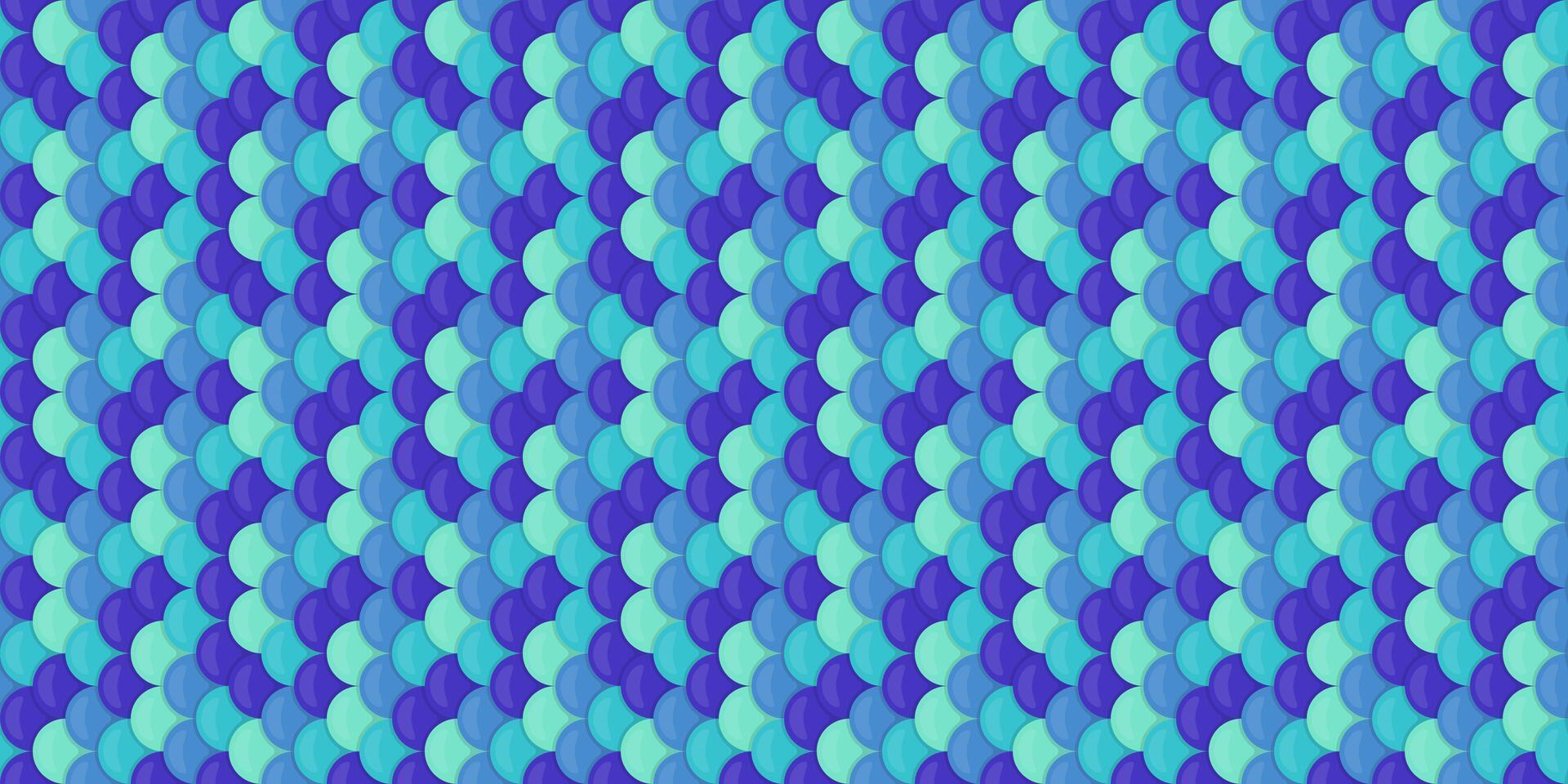 Vibrant teal and purple overlapping circle pattern. Perfect for website backgrounds, textile designs, or any project needing a playful, aquatic aesthetic. vector