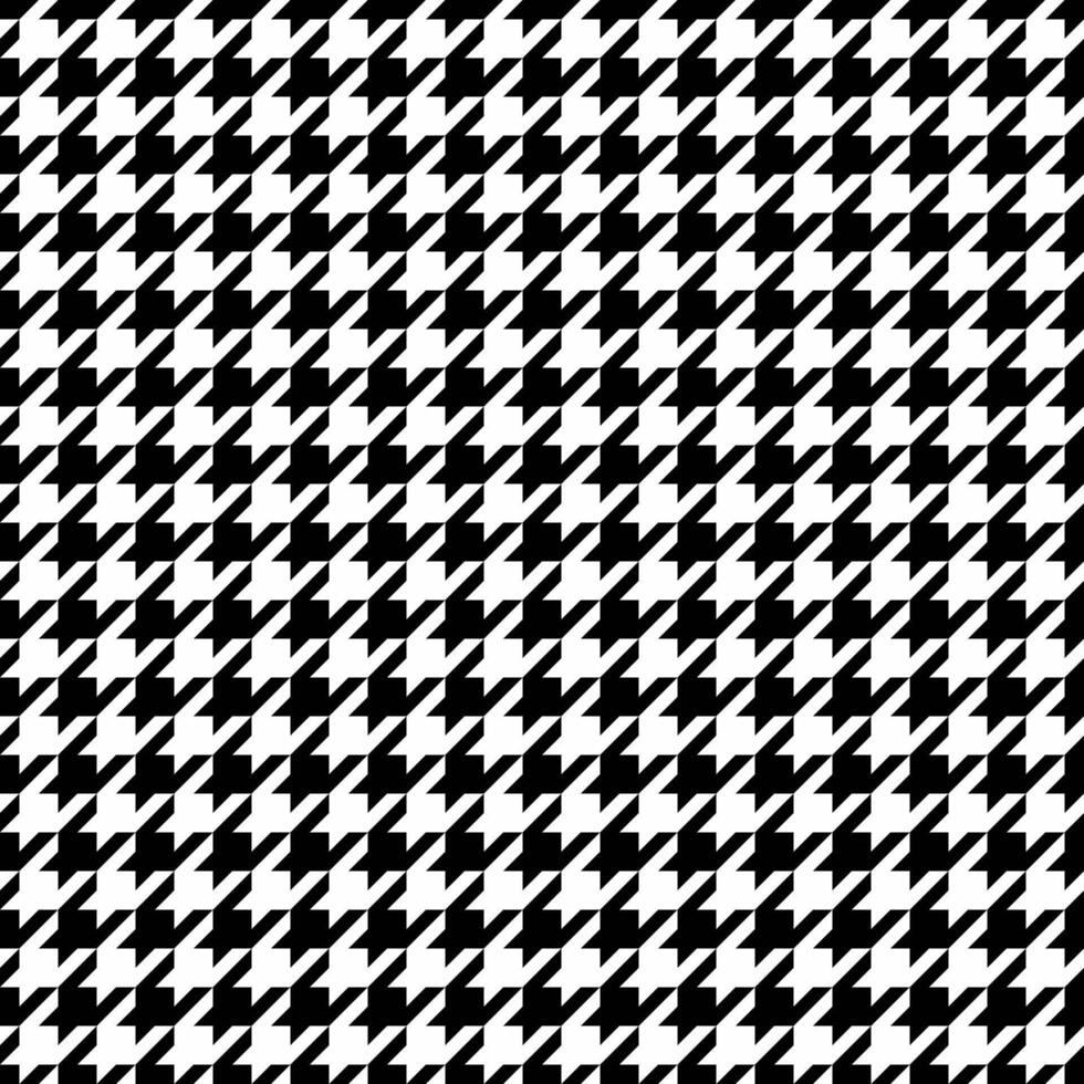 Classic houndstooth pattern in black and white. A timeless design perfect for fashion, textiles, website backgrounds, and more. High-resolution image ideal for printing or digital use. vector