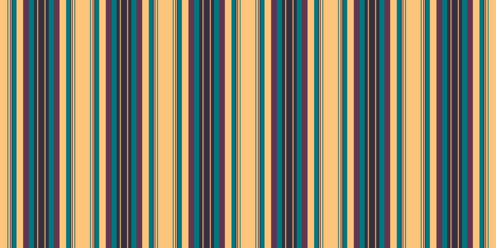 Vibrant vertical stripes in teal, purple, and dark gray against a warm beige background. Perfect for textile design, website backgrounds, or any project needing a retro-modern aesthetic. vector