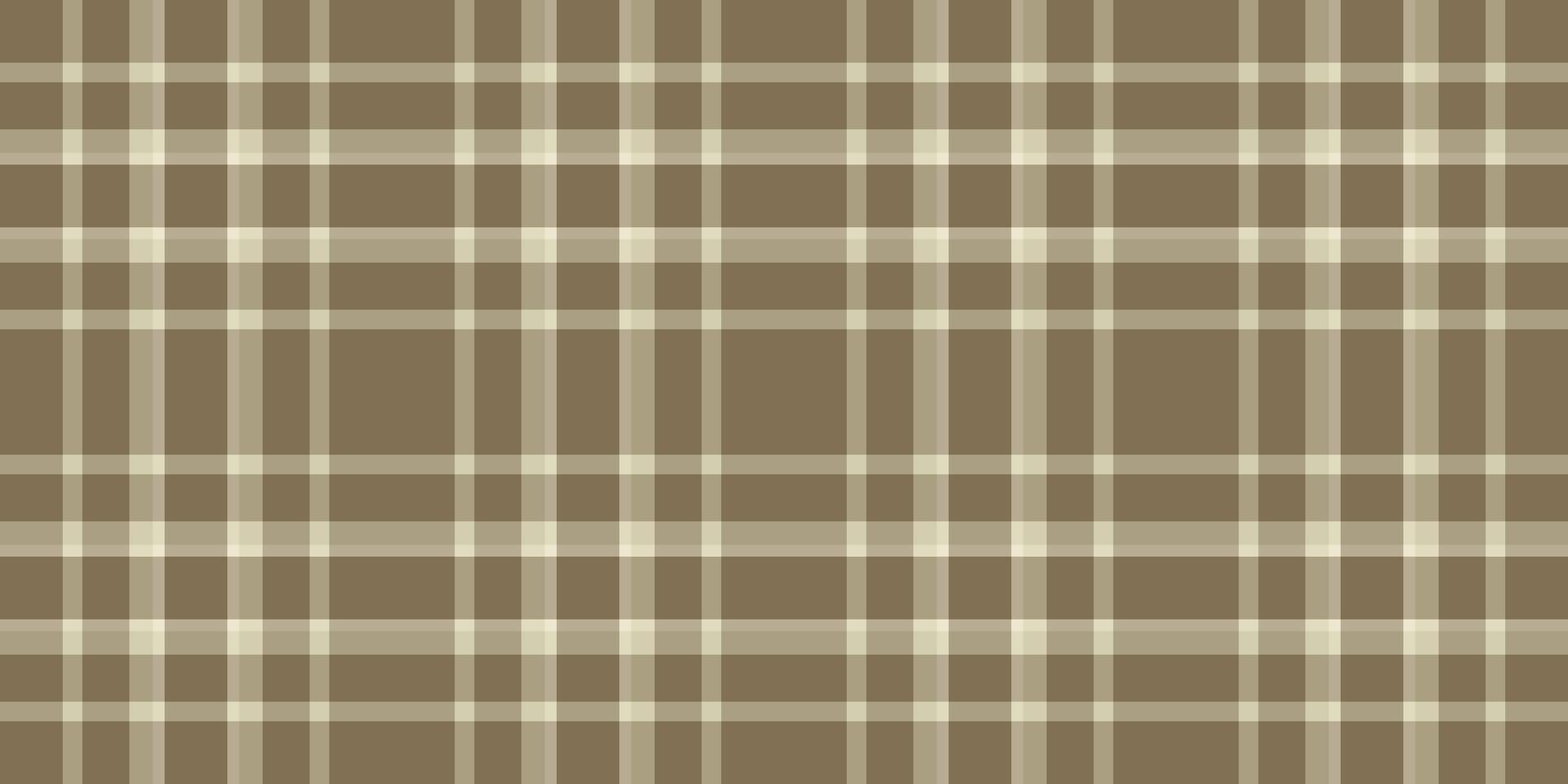 Elegant neutral plaid pattern in beige and brown tones. Perfect for website backgrounds, textile designs, or packaging. Clean, simple, and versatile, this image offers a sophisticated aesthetic. vector