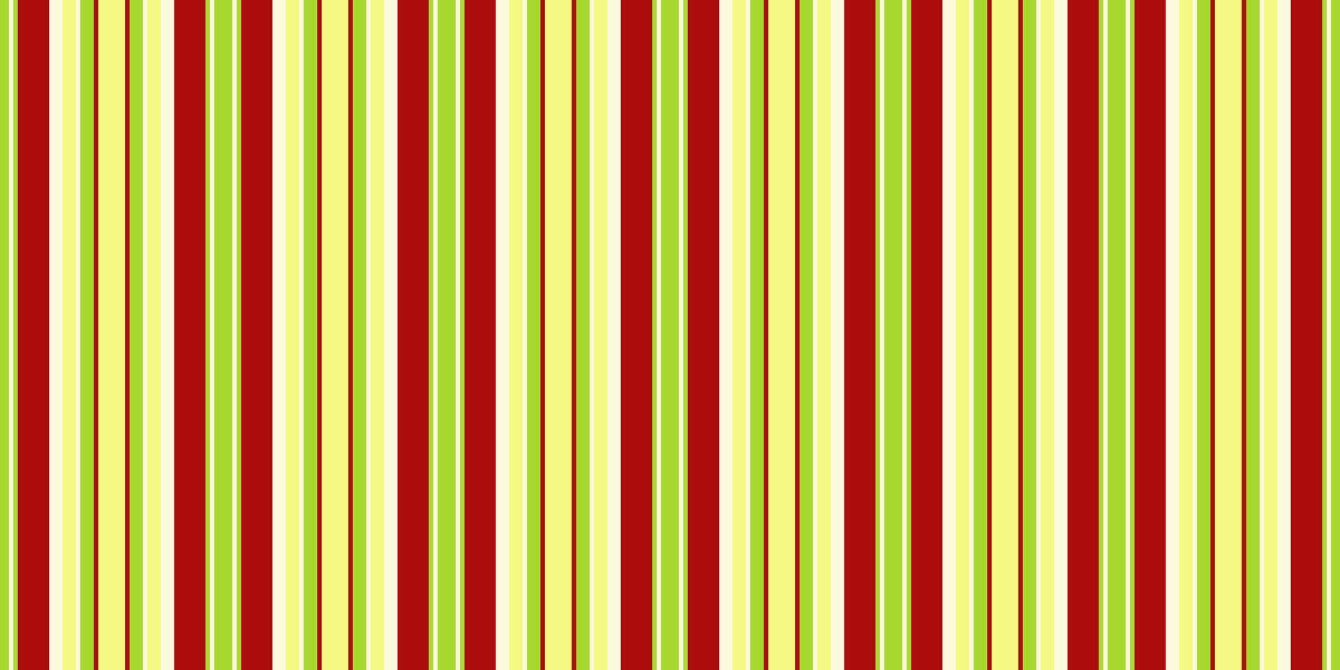 Vibrant vertical stripes in red, pale yellow, and lime green create a cheerful, versatile pattern. Ideal for backgrounds, textiles, or festive designs. vector