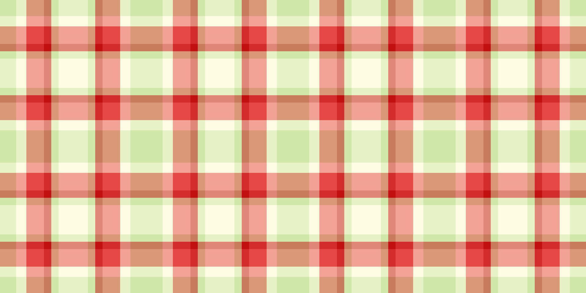 Elegant pastel plaid pattern in red, pink, and green hues. Perfect for textile design, backgrounds, wrapping paper, or scrapbooking projects. Clean, seamless repeat for versatile use. vector