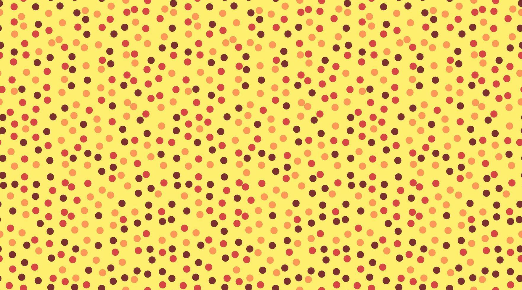 Vibrant confetti pattern with scattered circles in warm tones. Perfect for backgrounds, textiles, or festive designs. Creates a cheerful, playful aesthetic. vector