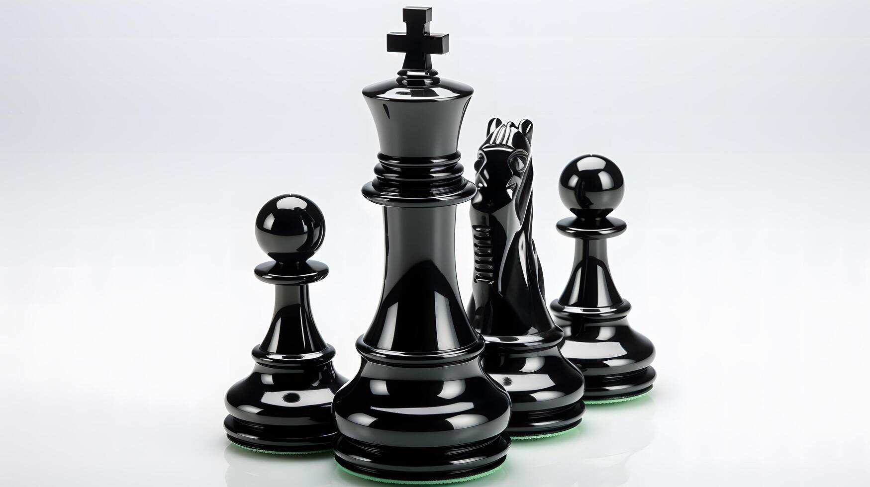Strategic chess moves game arena still life minimalist setting close-up view competitive thinking photo