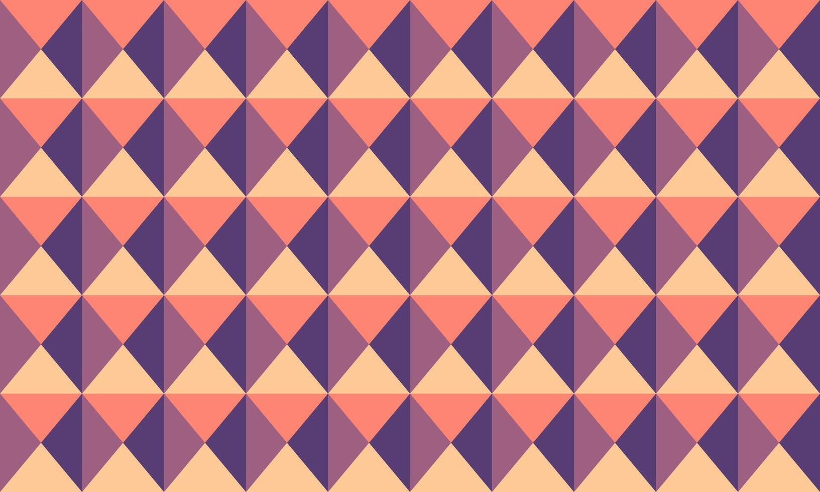 Stylish geometric pattern featuring an array of pastel-toned triangles. Ideal for backgrounds, website design, textile prints, and modern branding projects. vector