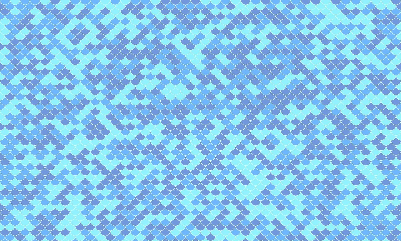 Stunning seamless pattern featuring overlapping scales in calming shades of blue. Perfect for textile design, website backgrounds, or any project needing a subtle yet eye-catching aquatic theme. vector
