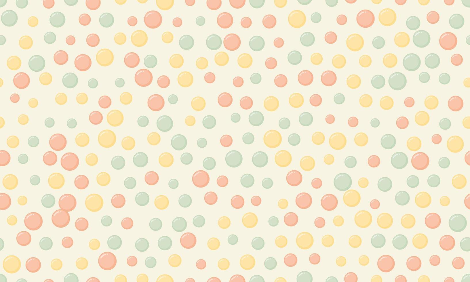 Delightful pastel-colored bubble pattern. Perfect for textile design, kids' products, websites, and more. A cheerful, seamless design with soft, calming tones. vector