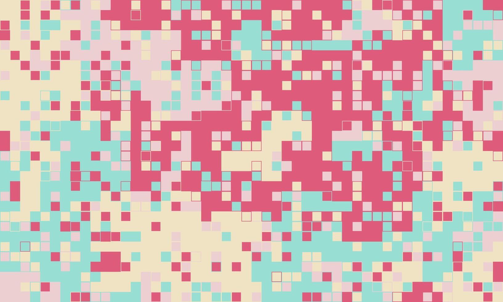 Abstract pastel square mosaic pattern. Perfect for website backgrounds, digital designs, and vibrant branding. Modern, playful, and versatile design. vector