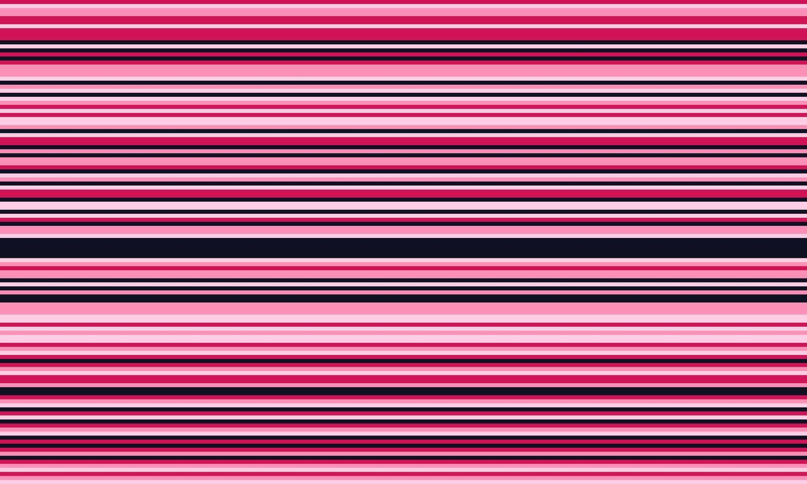 Vibrant horizontal stripes in pink, fuchsia, and navy. Perfect for backgrounds, textile design, or fashion projects. A stylish and versatile pattern for modern designs. vector