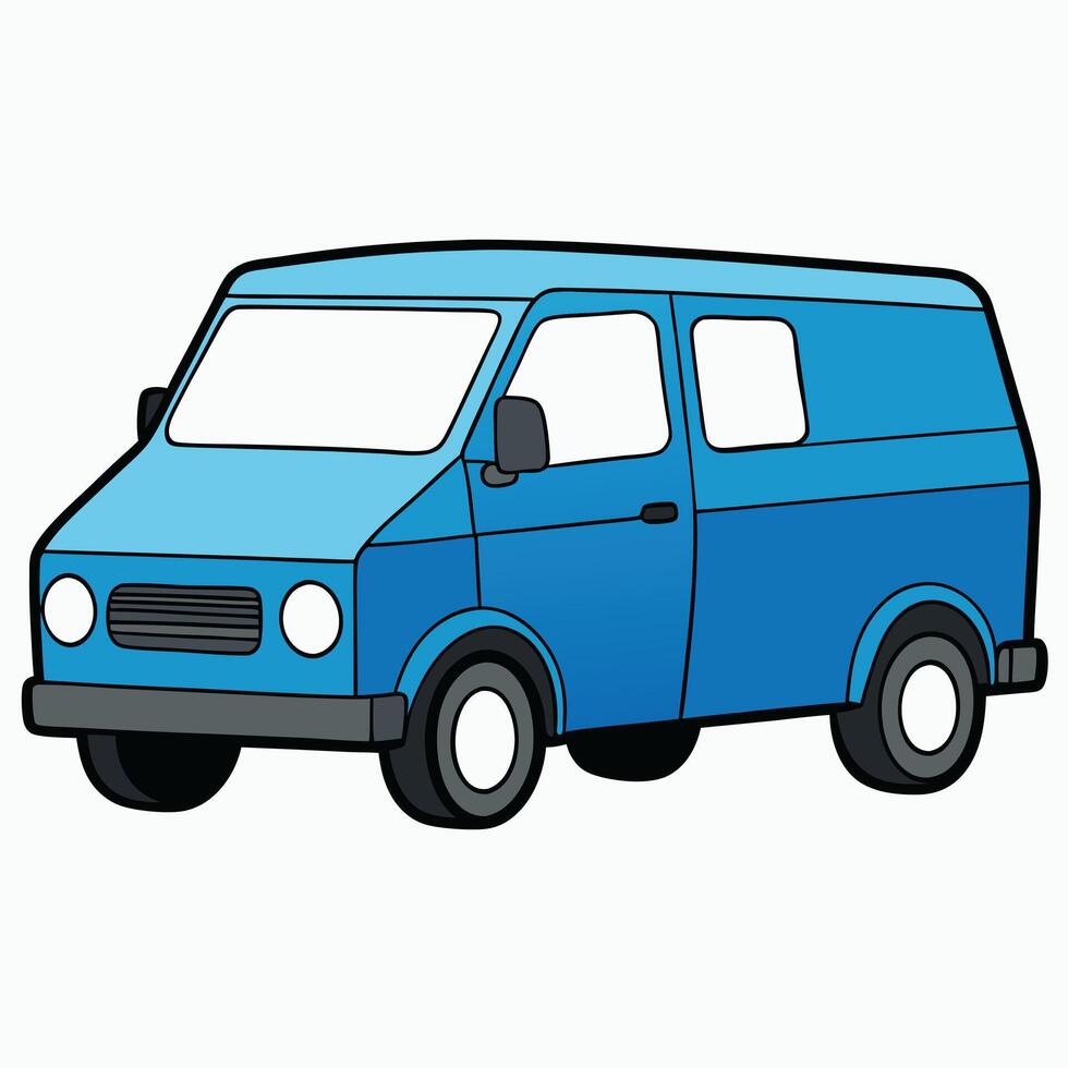 Blue Van | Magnet Blue Van | Magnet