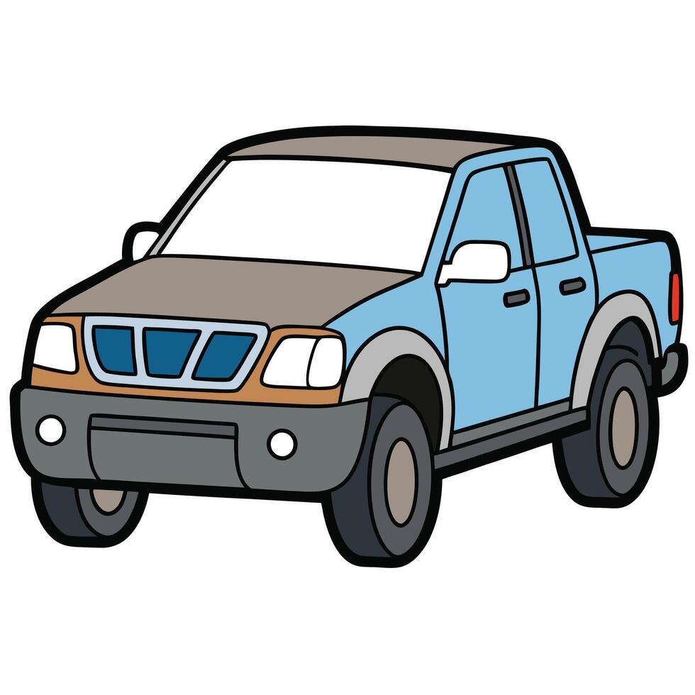 Affordable Compact Car Illustration for Urban Campaigns vector