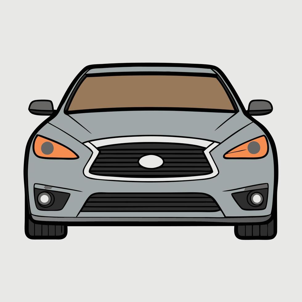 Detailed Car Illustration for Classic Vehicle Enthusiasts vector