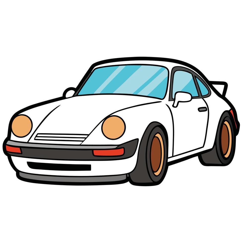 High-End Sports Car Illustration for Premium Branding vector