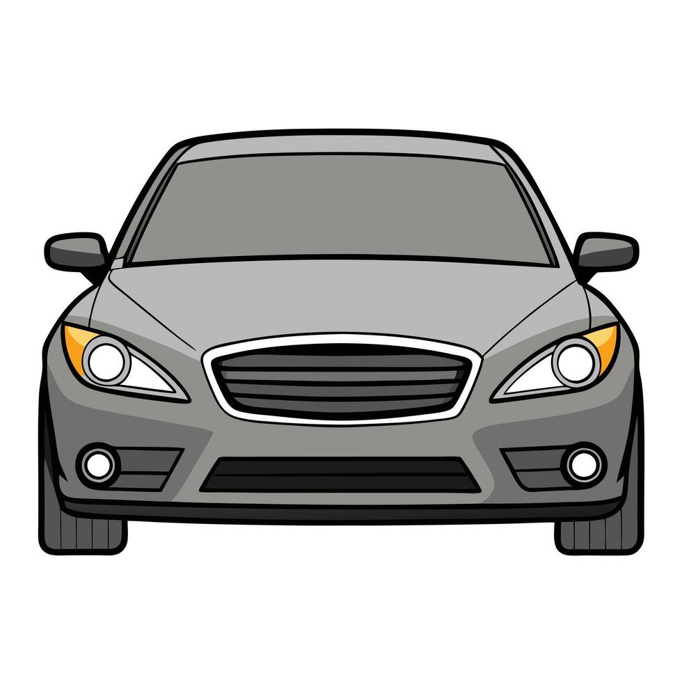 Car Illustration of a Compact Family Hatchback vector