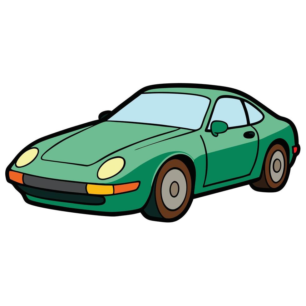 Stylized Automobile Graphic vector