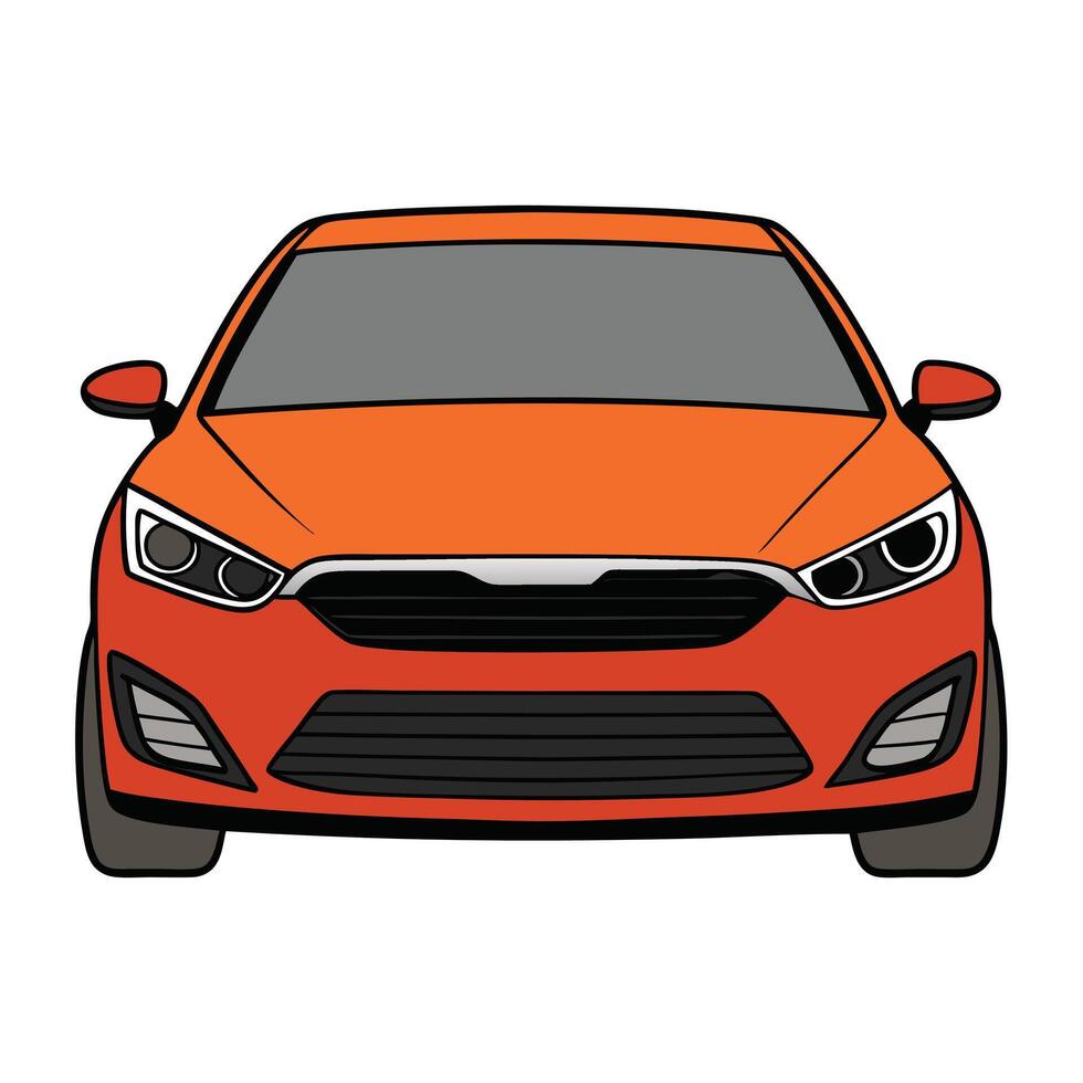 Compact SUV Illustration vector