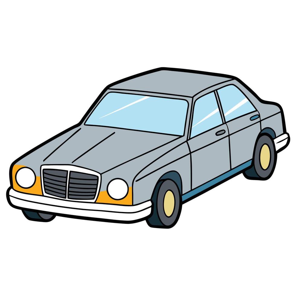 Realistic Car Illustration for Automotive Enthusiasts vector