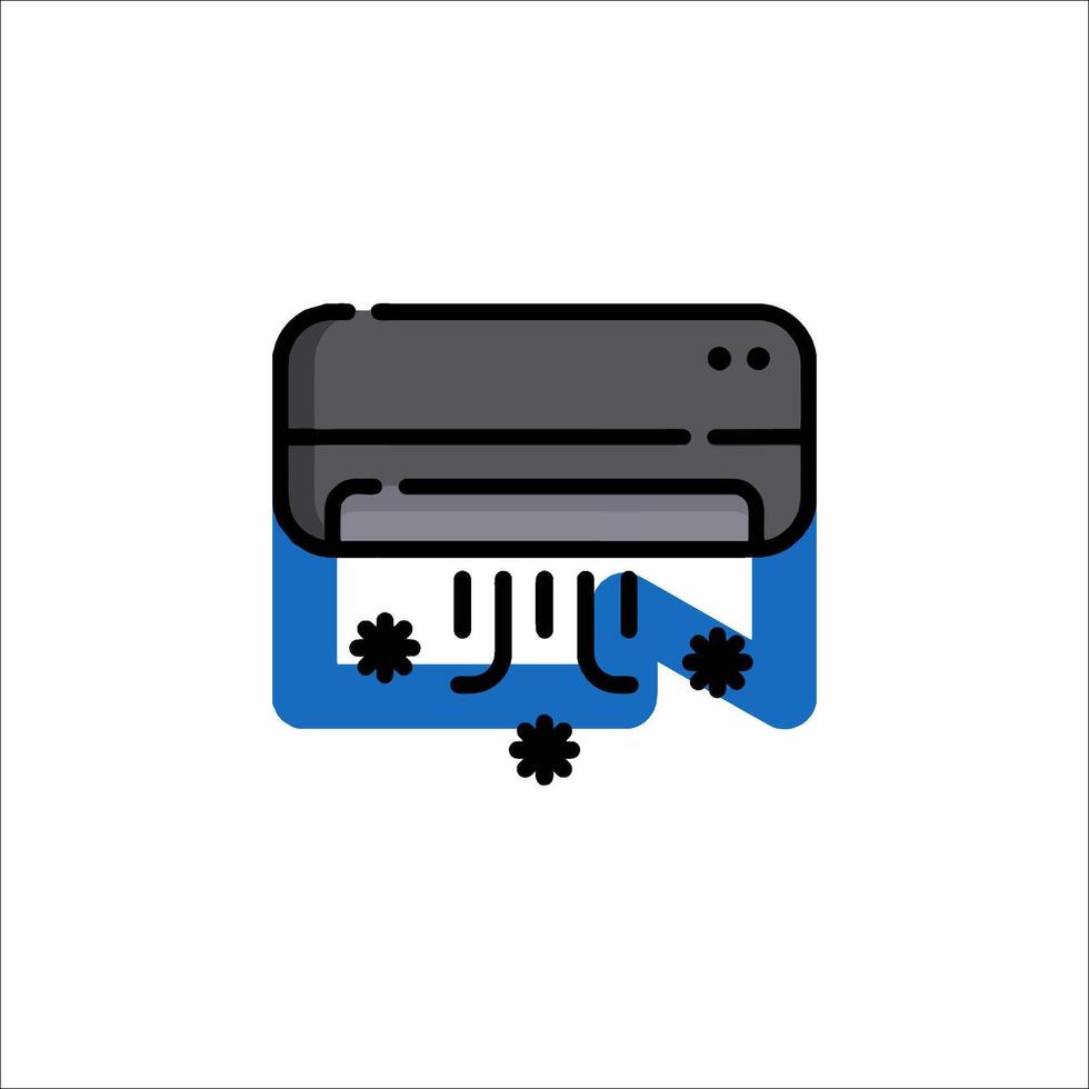 Air conditioner icon vector