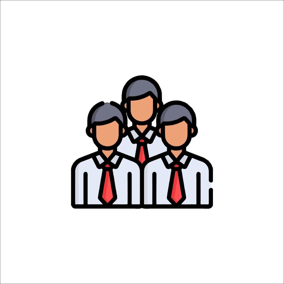 Business team icon illustration vector