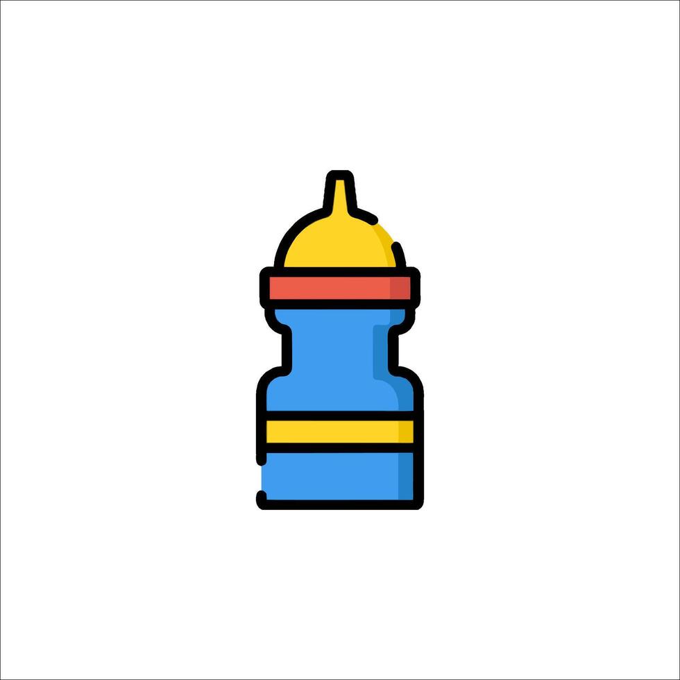 Baby bottle icon illustration vector
