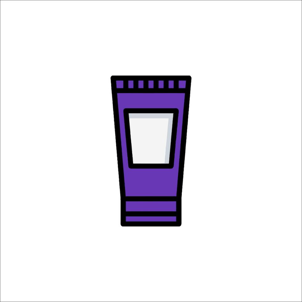 A tube of toothpaste on a white background vector