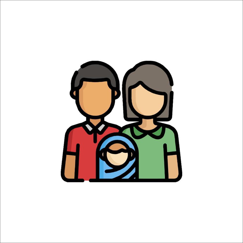 Family icon, illustration vector
